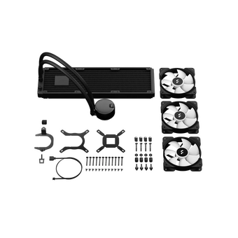  СВО Fractal Design Lumen S36 V2 RGB (FD-W-L1-S3612) (200W, 360mm, Black, ARGB/ Fans 3x120mm) 