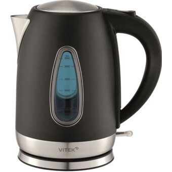  Электрочайник Vitek VT-WK1065 черный/серебристый 