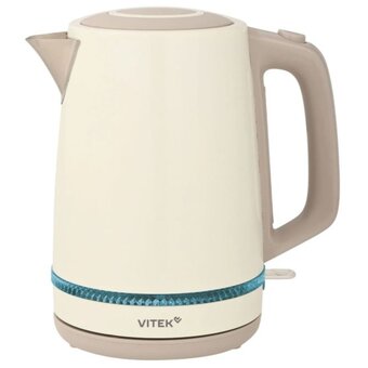  Электрочайник Vitek VT-WK1066 бежевый/коричневый 