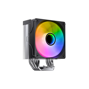  Кулер JONSBO CR-1000 V3 Pro ARGB Black (230W, 4-pin PWM, 157mm, Al/Cu, 6x6mm, 1x120mm, 70.8CFM, 33.2dBA, 1800RPM, S 1851) 