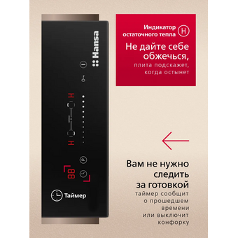  Варочная поверхность Hansa BHI38600 черный 