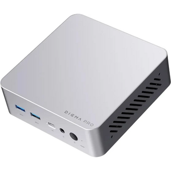  Неттоп Digma Pro Minimax X5 (DPP5-ADXW06) i5 12600H (2.7) 16Gb SSD512Gb UHDG Windows 11 Pro GbitEth WiFi BT 100W серебристый 
