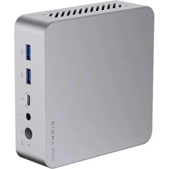  Неттоп Digma Pro Minimax X5 (DPP5-ADXW06) i5 12600H (2.7) 16Gb SSD512Gb UHDG Windows 11 Pro GbitEth WiFi BT 100W серебристый 
