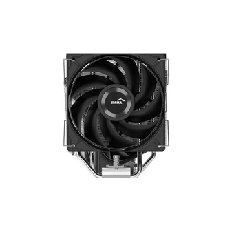  Кулер SAMA A40P Black/silver (A40-XXWNYXOX-G) (240W, 4-pin PWM, 152mm, 4x6mm, 1x120mm, 75.2CFM, 29dBA, 2200RPM, S 1851/1700) 