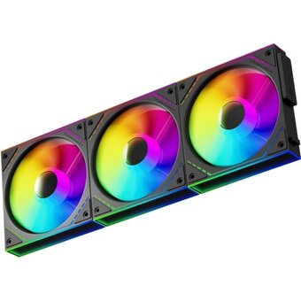  Комплект вентиляторов (3 шт.) Thermalright TL-M12Q-S X3 (Pack of 3) (TRTLM12QS.3P) / ARGB / 120mm PWM 