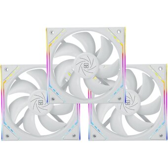  Комплект вентиляторов (3 шт.) Thermalright TL-M12W X3 (Pack of 3) (TRTLM12W.3P) / ARGB / 120mm PWM 