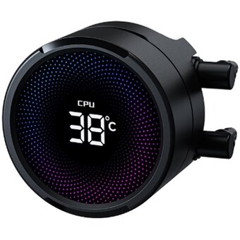  СВО XASTRA LQ360 ARGB BK Intel LGA LGA1851/1700/1200/115X/AM5/AM4 ( 3x120 ARGB fan,Matrix Screen 2.6 ", black) Ret 