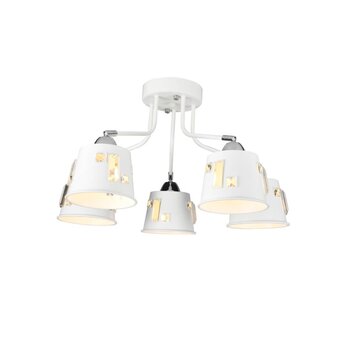  Люстра HIPER Grums H188-5, 5х60Вт, белый 