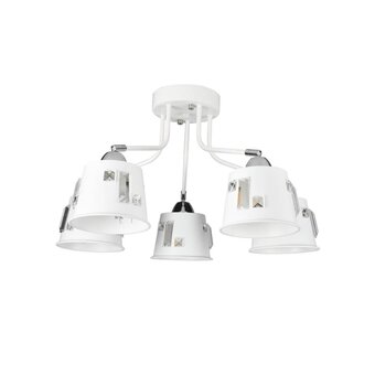  Люстра HIPER Grums H188-5, 5х60Вт, белый 