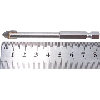  Сверло Trio-Diamond 430008 по кер/плит/стекл Д-8мм для дрелей/перфораторов 