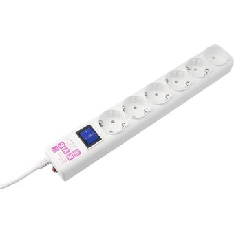  Сетевой фильтр Powercube SPG6-16-5M 5м 6 розеток белый 
