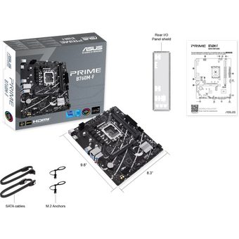  Материнская плата ASUS Prime B760M-F (90MB1IK0-M0EAY0) 