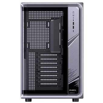  Корпус JONSBO BO400 gray, без БП, Midi-Tower, TG, no fan, 2xUSB-A 3.0 + 1xUSB-C 3.2, ATX, mITX 