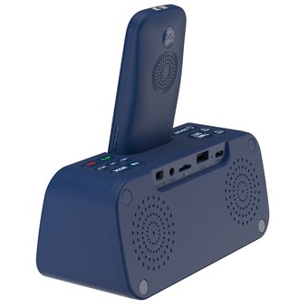  Мобильный телефон Maxvi RT-03 black + док-станция 