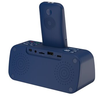  Мобильный телефон Maxvi RT-03 black + док-станция 