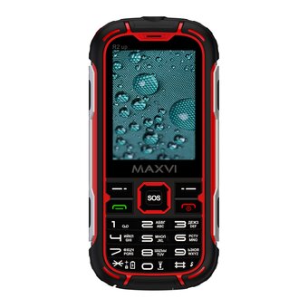  Мобильный телефон Maxvi R2 up red 