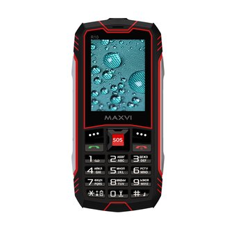  Мобильный телефон Maxvi R10 red 