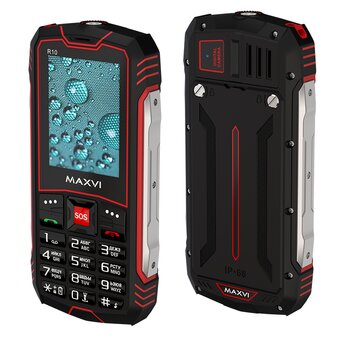  Мобильный телефон Maxvi R10 red 