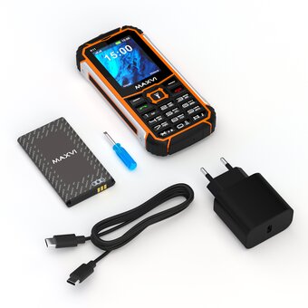  Мобильный телефон Maxvi R11 orange 