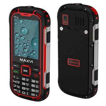  Мобильный телефон Maxvi R2 up red 