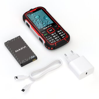  Мобильный телефон Maxvi R2 up red 