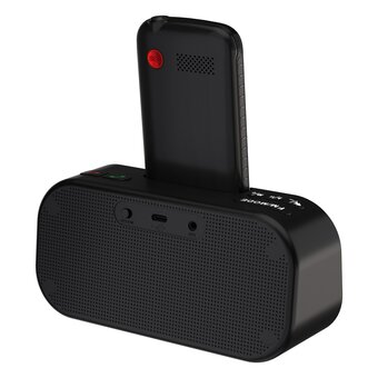  Мобильный телефон Maxvi RT-04 black + док-станция 