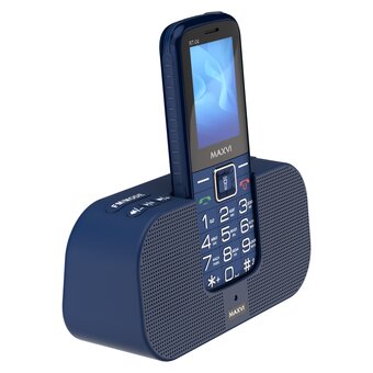  Мобильный телефон Maxvi RT-04 blue + док-станция 