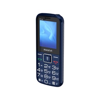  Мобильный телефон Maxvi RT-04 blue + док-станция 