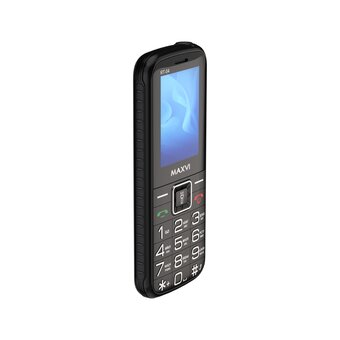  Мобильный телефон Maxvi RT-04 black + док-станция 