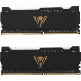  ОЗУ PATRIOT Viper Steel RGB (PVSR416G320C6K) DDR 4 DIMM 16Gb (8GBx2) PC25600, 3200Mhz, (retail) 