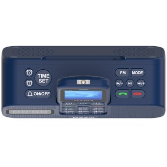  Мобильный телефон Maxvi RT-03 black + док-станция 