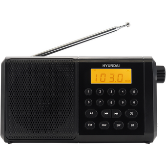 Радиоприемник Hyundai H-PSR115 черный 