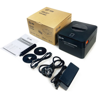  Термопринтер Cactus CS-TP-D410UB 203dpi 160мм/с/USB/BT для печ.этик черный 
