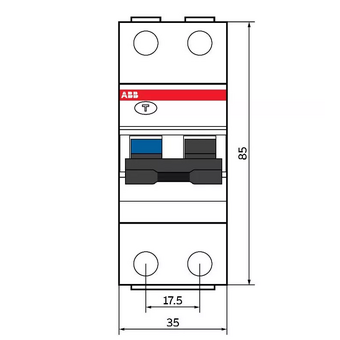  Дифавтомат ABB DSH201 (2CSR255070R1254) 