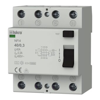  УЗО Mean Well Iskra NFI4-400,3 (00237496) 