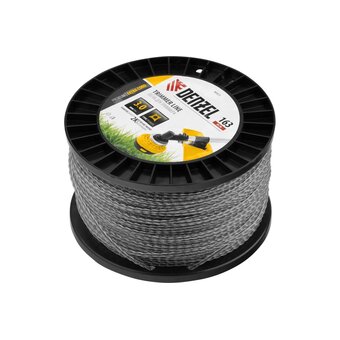  Леска для садовых триммеров Denzel 96825 d-3мм L-163м 