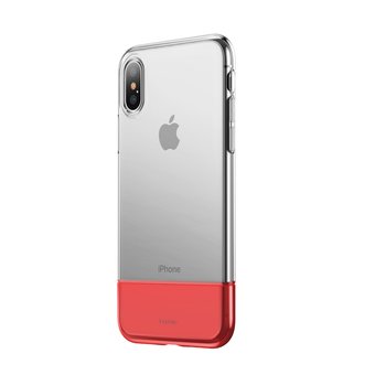  Чехол Baseus Half to Half для iPhone XS Max 6.5inch красный 