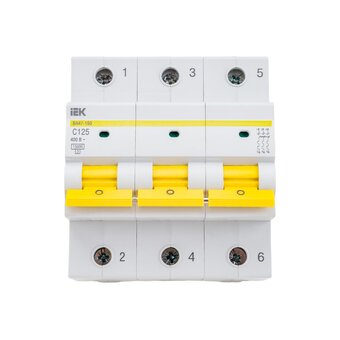  Автоматический выключатель IEK ВА47-150 (MVA50-3-125-C) 