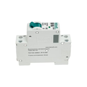  Автоматический выключатель DEKraft ва-103 (12409DEK) 