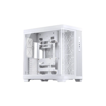  Корпус JONSBO TK-4 white, без БП, Midi-Tower, TG, no fan, 2xUSB-A 3.0 + 1xUSB-C 3.2, ATX, mITX 