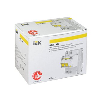  Дифавтомат IEK АД12MS (MAD123-2-063-C-300) 