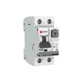  Дифавтомат EKF АВДТ-63 PROxima (DA63-25-30) 