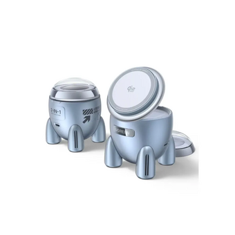  Зарядное устройство UGREEN W713 (65300) UNO 2-in-1 Magnetic 25W Wireless Qi2 Charger серебристо-голубой 