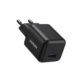  Сетевое зарядное устройство UGREEN X518 (75613) 18W USB-A GaN Fast Charger черный 