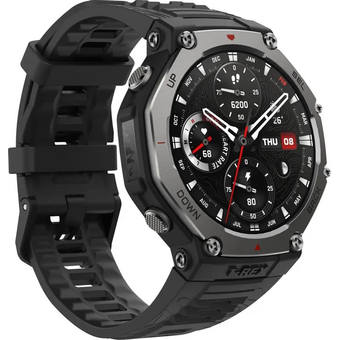  Smart-часы AMAZFIT T-Rex 3 A2323, 48.5мм, 1.5" темно-серый/темно-серый 