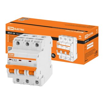  Автоматический выключатель TDM ELECTRIC ВА47-29 (SQ0206-0112) 