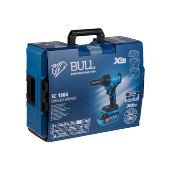  Гайковерт BULL SC 1804 Xcase (1329728) 2x4 А*ч, з/у ударный 