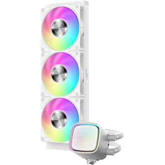  СВО SAMA L50 360WH (L50-WHWAYX03-G) (320W, 360mm, White, ARGB/ Fans 3x120mm, 72.3CFM, 28dBA, 2200RPM) 