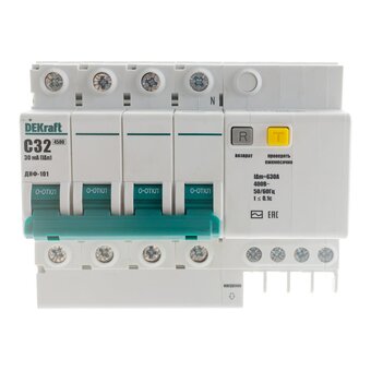  Дифавтомат Dekraft Диф-101 (15023DEK) 