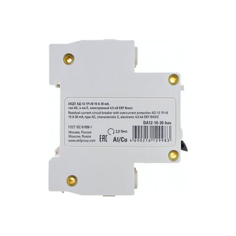  Дифавтомат EKF АД-12 Basic (DA12-10-30-bas) 
